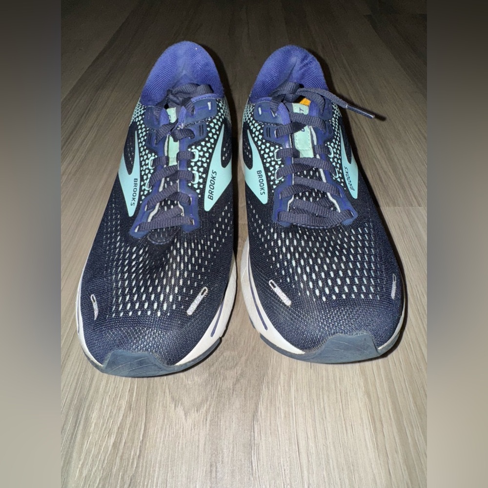 Brooks Blue and Green Running Shoes